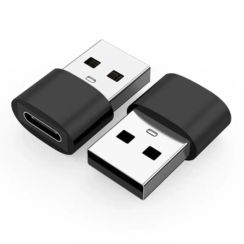 4 PACK USB to USB C Adapter Type-C Female to A Male OTG Converter Car Charger gallery
