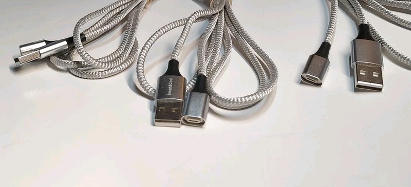 Smart and Cool charging cable type a to type c? 56" Lot Of 3 gallery
