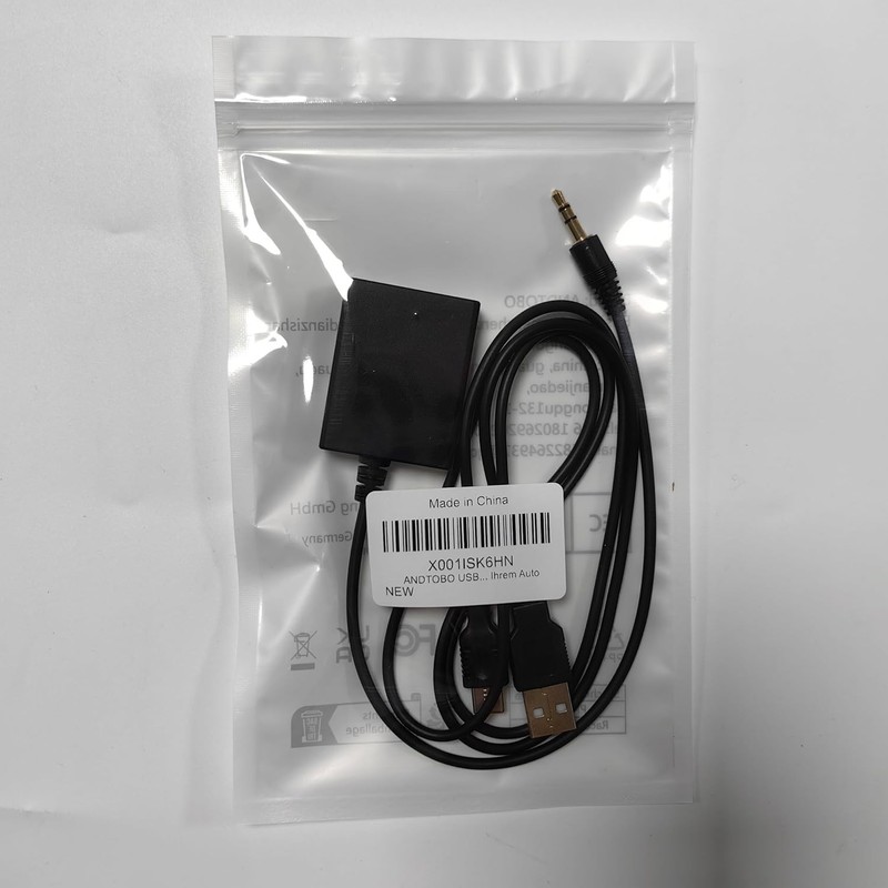 USB to Aux Audio Adapter 3.5mm Male to USB Female Adapter for Music gallery