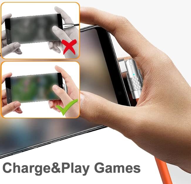 "Chubby Gamer" 180° Rotating Fast Charge Cable gallery