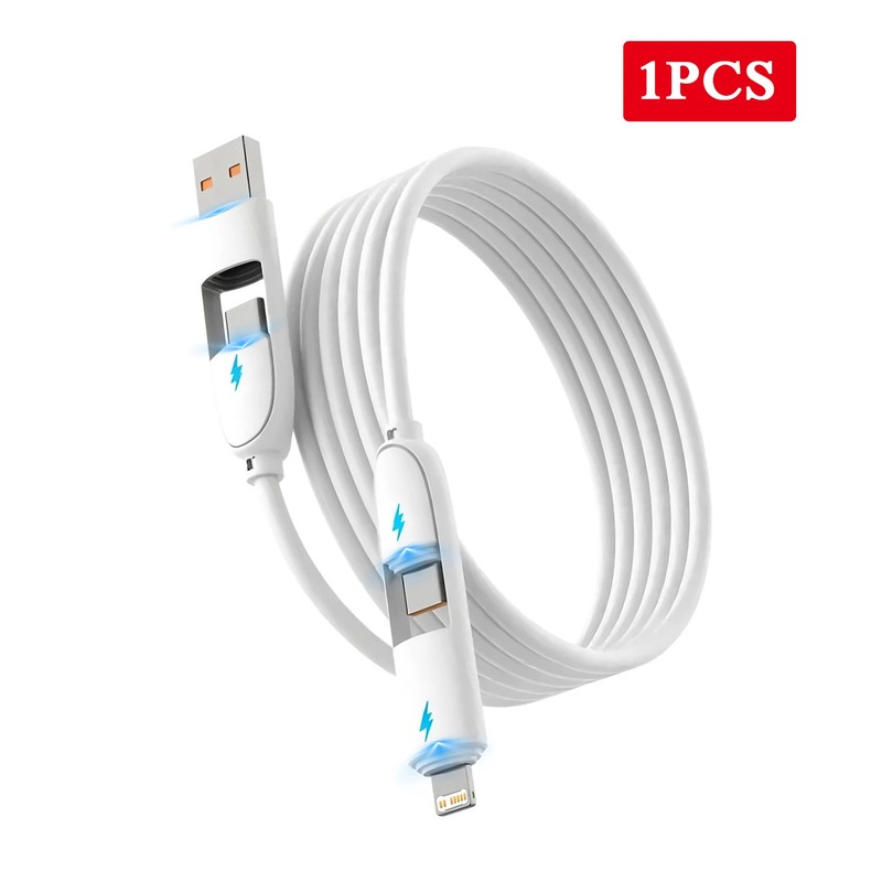 USB-C 2 in 2 Charger Cable 240w Fast charging Cord Usb Type C For iPhone