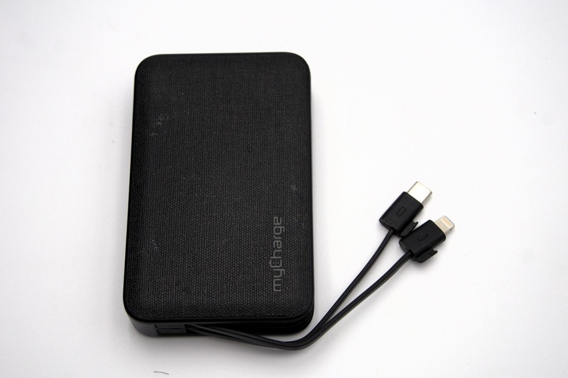 MyCharge Power Hub Max All-in-One Portable Charger 15,000mAh, Type A & C Cords