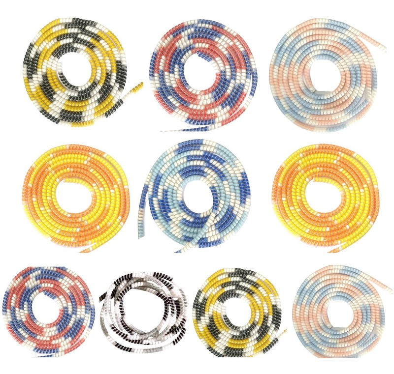 1.4M Shiny Solid Colorful TPU Spiral Cable Protector | USB Charger Cord Saver