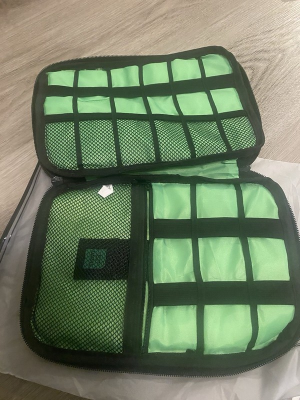 Storage Bag- Portable Multi-functional Mobile Phone Data Cable Storage Bag gallery