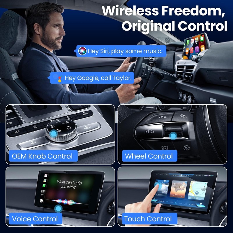 Upgraded Wireless CarPlay Adapter with Stronger Compatibility and More Stable... gallery