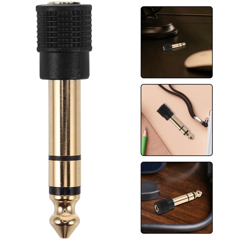 10 Pcs Audio Jack Adapter Headphone Adapters Earphone Conversion Guitar