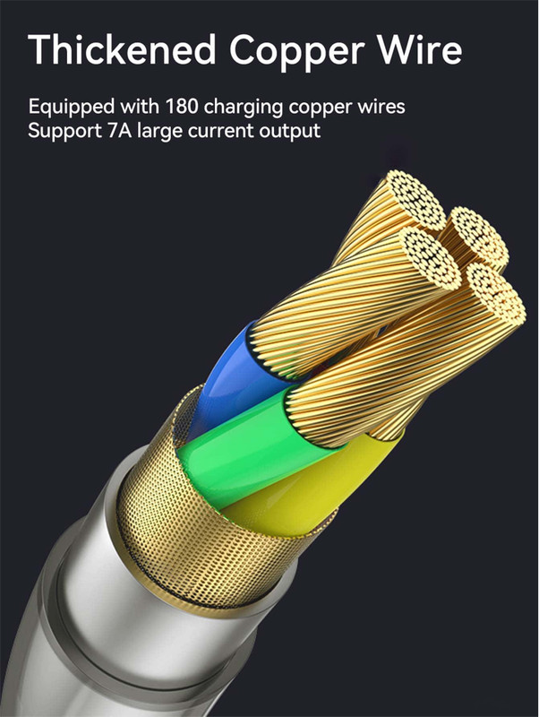 LED Light Up USB C Cable Fast Charging Cord For iPhone 15 16 17 Samsung Android gallery