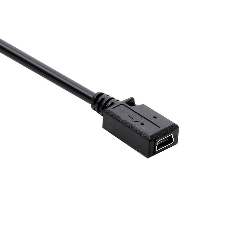 Mini B Female To USB A Male Cable Mini B 5Pin Adapter Data Sync 11.4 Inch gallery