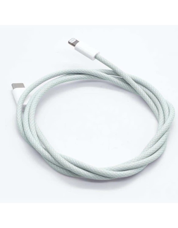 Apple Braided USB-C to Lightning Cables 1m - Green gallery