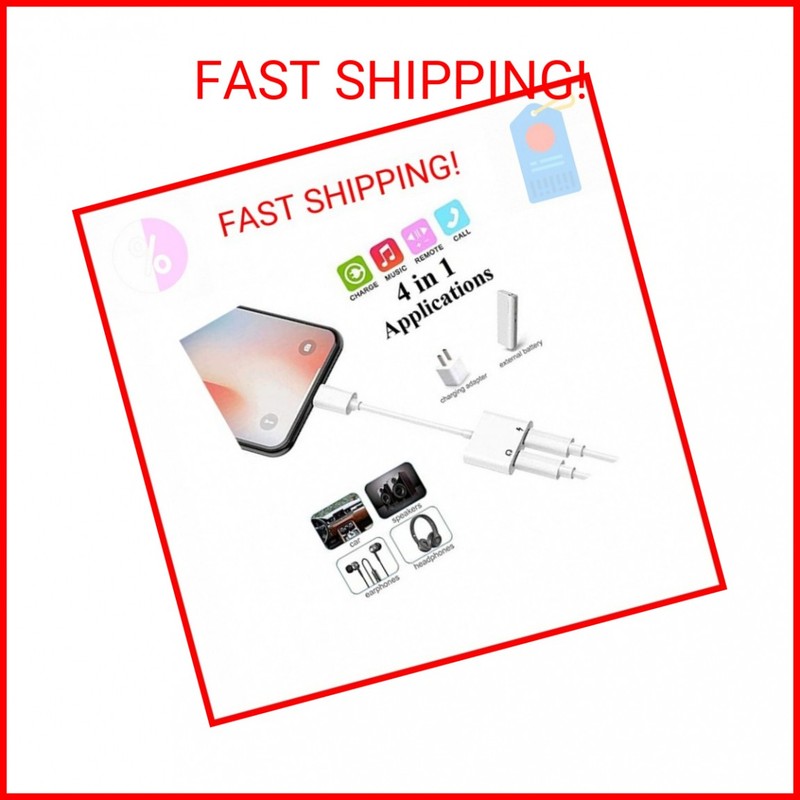 [Apple MFi Certified] 2PACK iPhone Lightning to 2 Lightning Adapter, Dual Lightn gallery