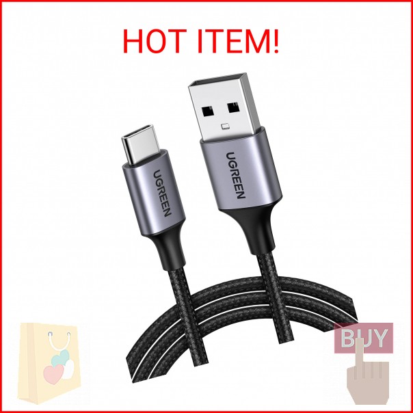 UGREEN USB to USB C Cable, Car Carplay Cable USB A to Type C Cable Fast Charging
