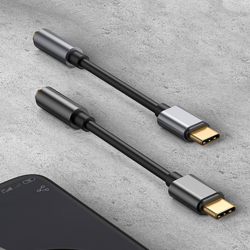 Mini USB Type C Male to 3.5mm Female AUX Headphone Adapter Type C Jack Cable B gallery