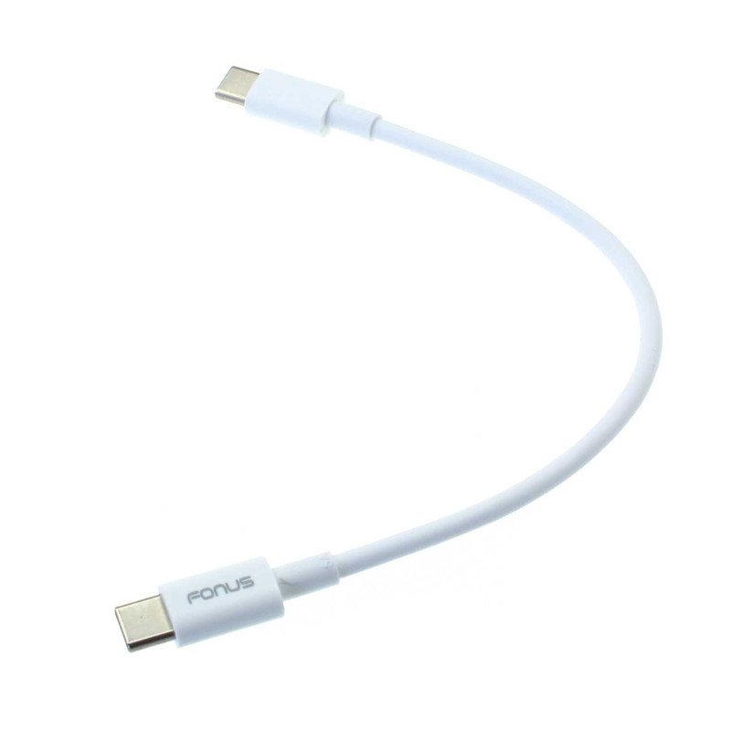 For Motorola One, Edge, Moto G - Short USB-C Cable PD Fast Charge Cord Power