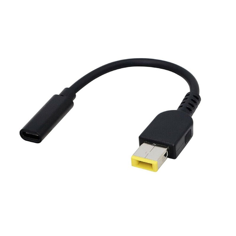 USB Type C Female to DC Square Power Charging Cable Wire for Lenovo Thinkpad gallery