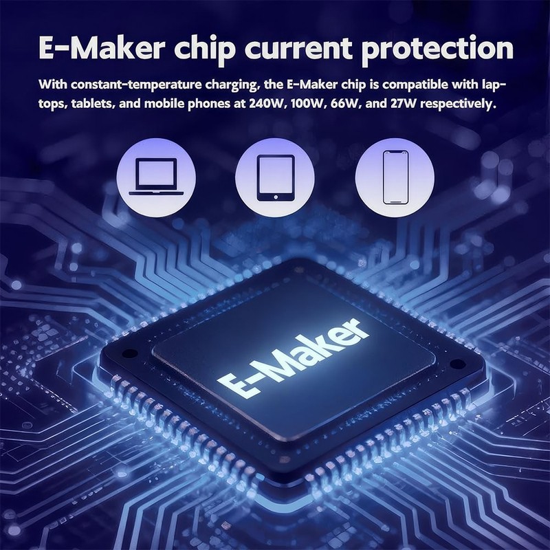 2in1 Phone Charger Invisible Folding Stand Fast Charging Cable Holder Mount 240W gallery
