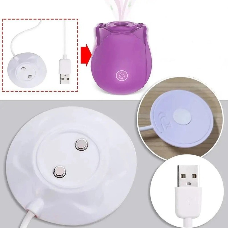 Adorime Rose Toy Charger Adapter USB Magnetic Fast Charging Cable Cord for Rose.