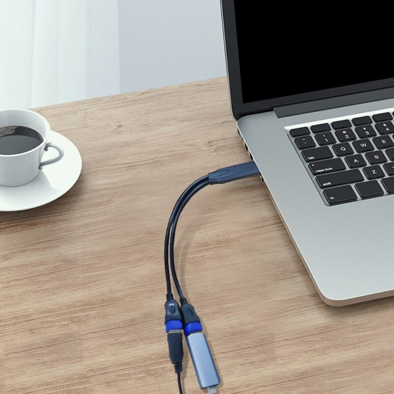 USB Splitter Cable for Efficient Data and Power Sharing USB Hubs for Laptop, gallery