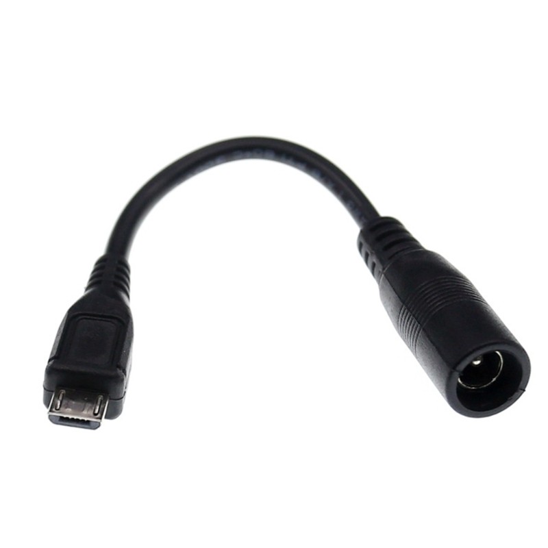 5521 Female to Micro USB Charging Cable DC5.5x2.1mm to Micro USB Male Wire