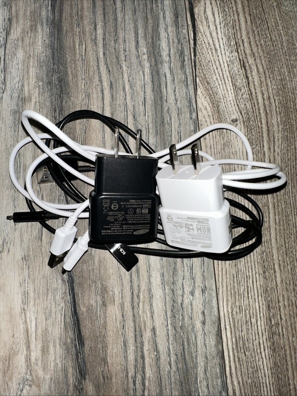 OEM Samsung Adaptive Fast Wall Chargers (2) ECB-DU4EWE Micro-USB Cable