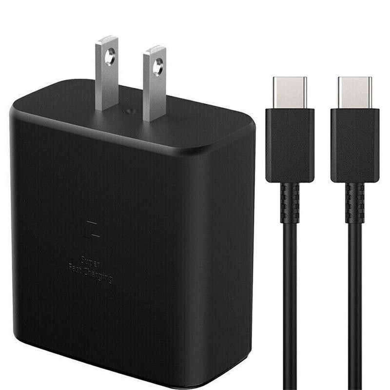 45w Type USB-C Super Fast Wall Charger+6FT Cable Fit Samsung Galaxy S23 S22 S21D gallery