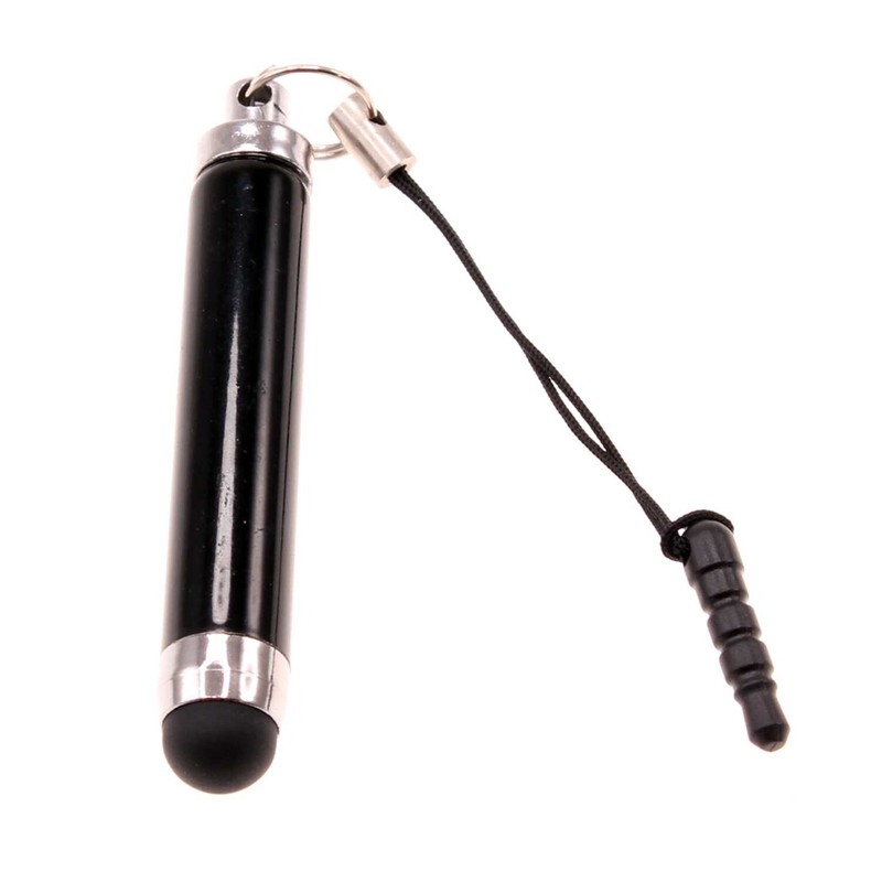 for iPhone iPad Black Stylus Touch Pen Extendable Compact Lightweight