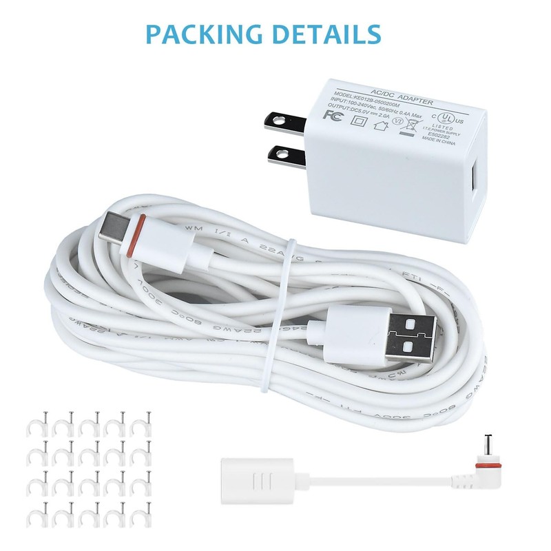 Compatible Power Cord for Ring Pan-Tilt Mount gallery