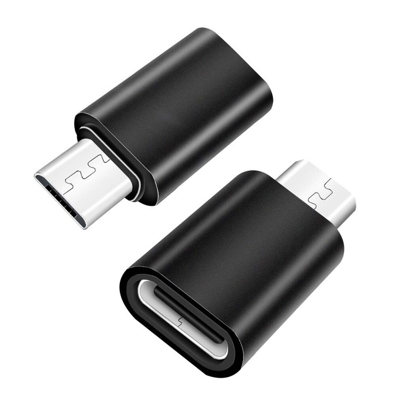 2-10pcs Type C Female to Micro USB Male Adapter Converter Connector For Android