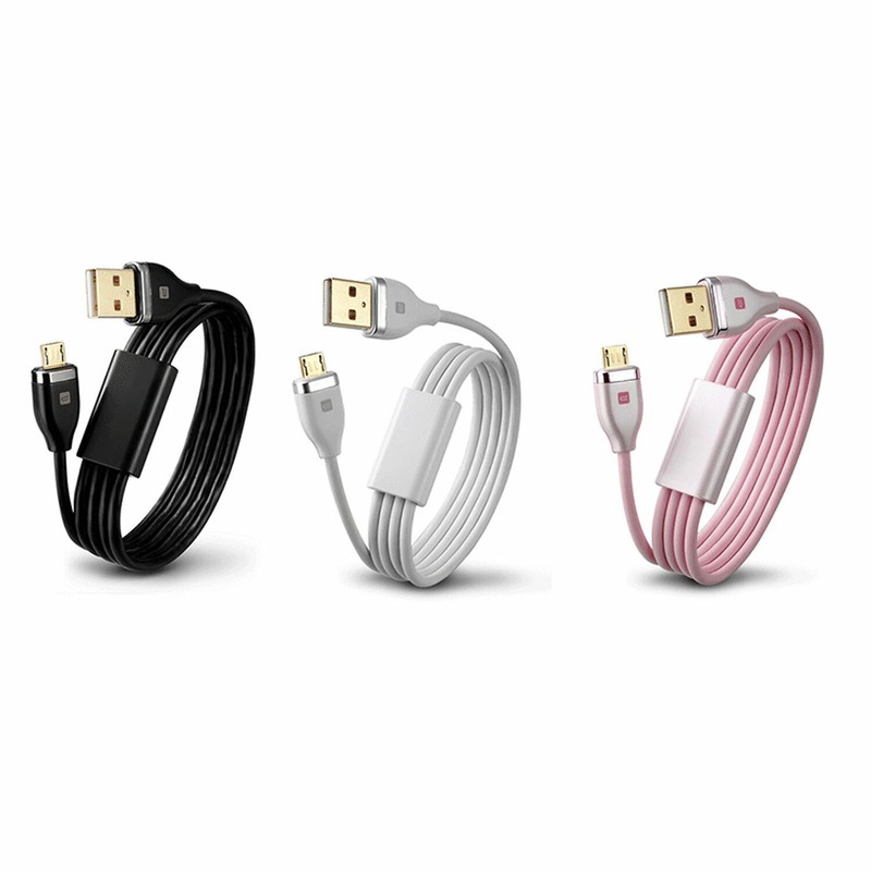 Micro USB Sync & Charge cable 3 ft, gold plated (3 Pack)