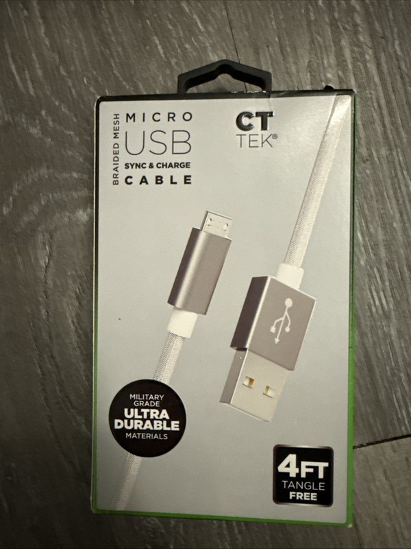 CT Tek Micro USB Sync & Charge Cable. Micro USB sync and charge cable gallery
