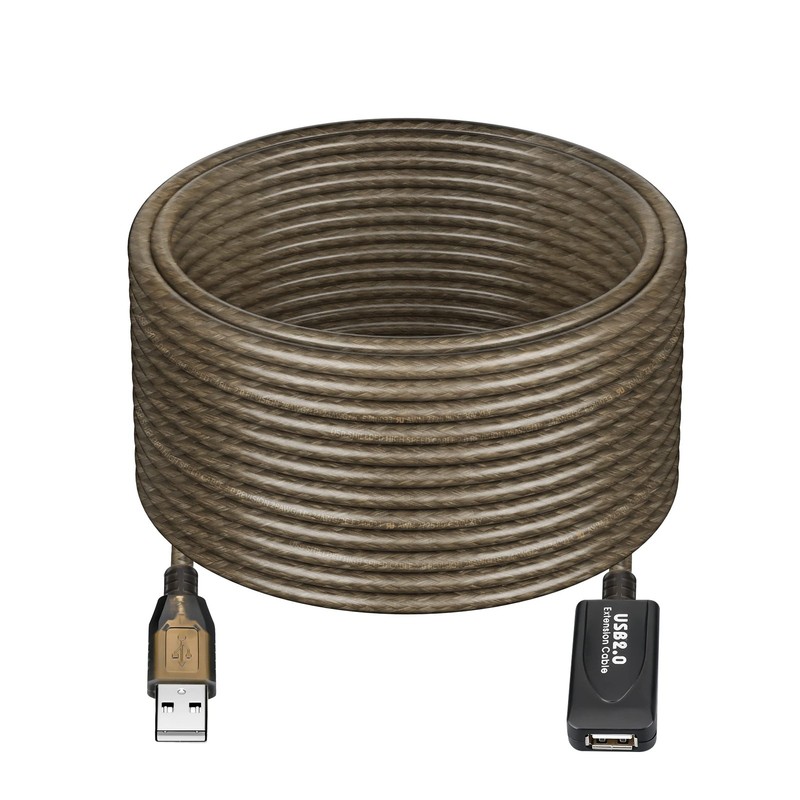 USB 2.0 Type A Male To A Female Active Repeater Extension Cable 30 Ft