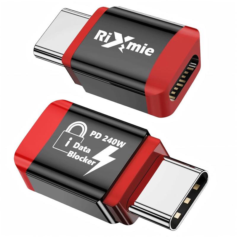 USB C to C Data Blocker (2-Pack) 2025 New | 100% Elimination of Data Transfer Po