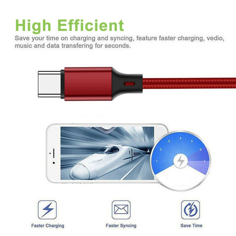 Braided USB C Type C Fast Charging Data Cable Cord for iPhone 15 Pro Max 15 Pro gallery