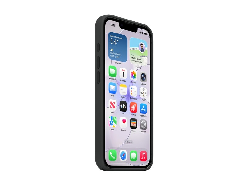 Apple iPhone 17e Silicone Case with MagSafe Black Phone Accessories MHWD4ZM/A gallery