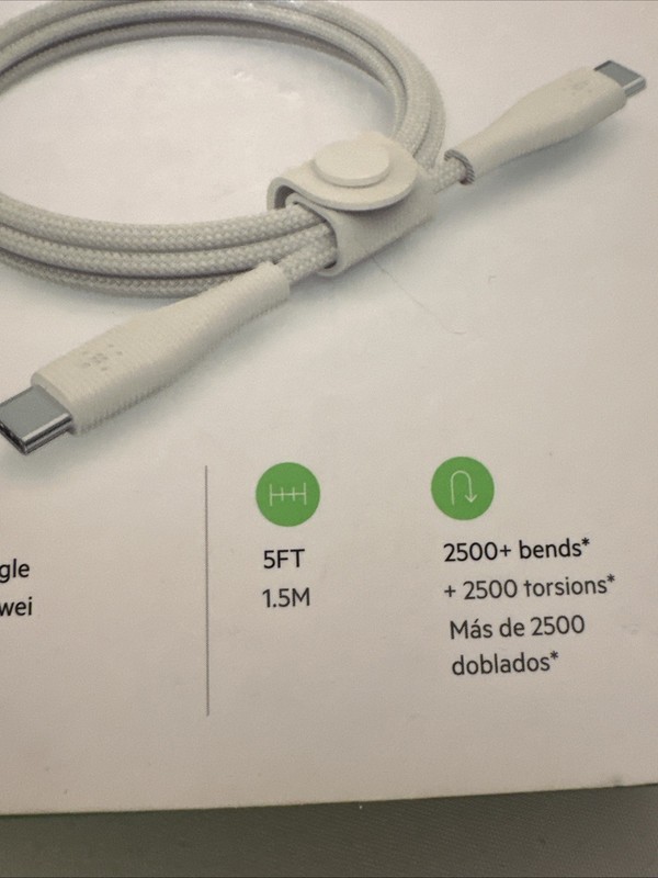 Belkin Signature Edition 5FT USB-C to USB-C Woven Jacket Charge Sync Cable gallery