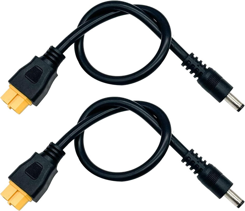 2Packs XT60 Adapter Cable XT60 Charging Cable XT60 Female Bullet Connector to Ma gallery