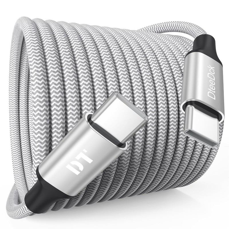 25 ft USB C Cable Extra Long 40W Fast Charging Type C Cord, USBC 2.0 to USB-C Fa