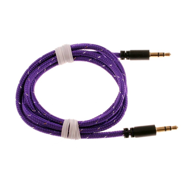 3.5mm Aux Cable Adapter Car Stereo Aux-in Audio Cord Speaker for Smartphones
