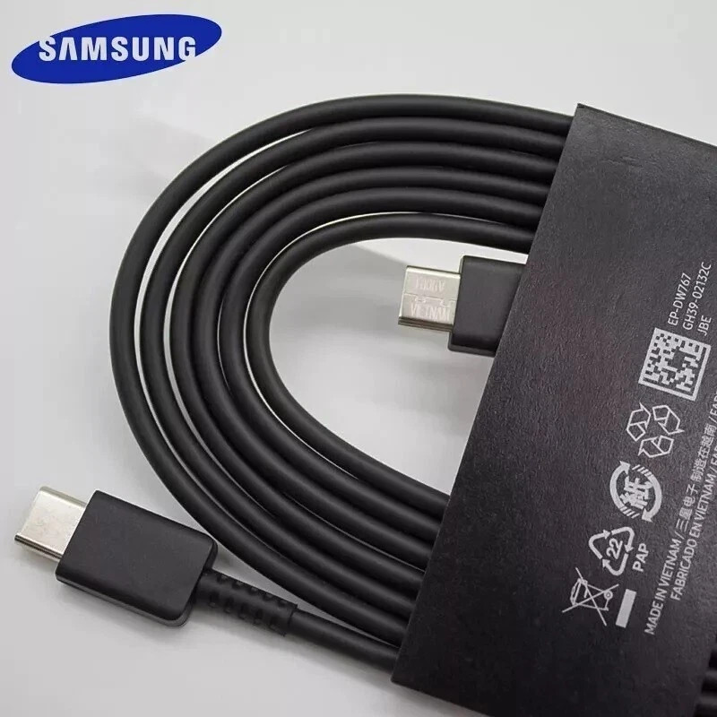 3 Pack Original Samsung 6ft Fast Charging USB-C to C Cable for Samsung Galaxy