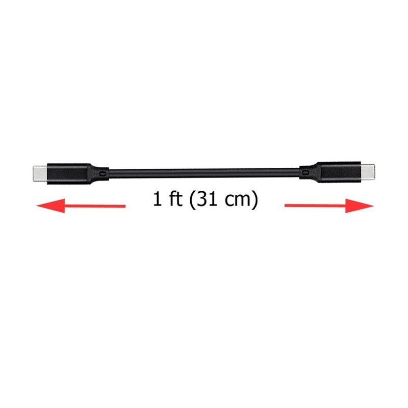 For Samsung Galaxy A71/A72/A73 - PD Fast Charge 1ft Short USB-C Cable Cord Power gallery