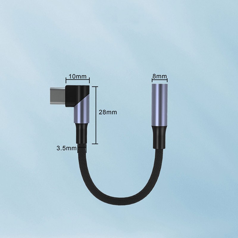 Elbow USB Type C To 3.5 Jack Earphone Adapter USB-C 3 5mm Audio Cable Converter, gallery