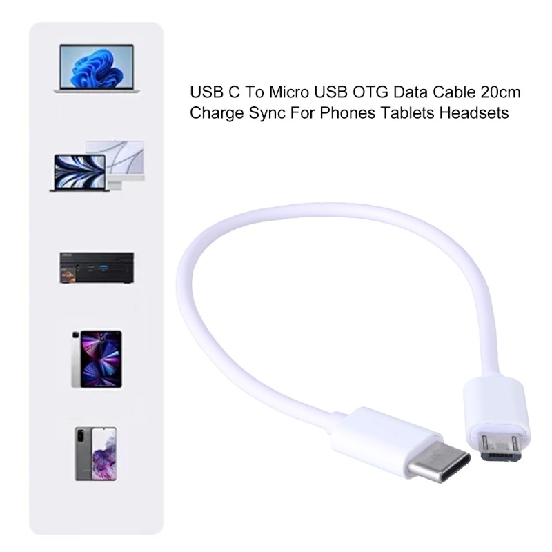 20cm Type C To USB Cable Supports OTG Function for Various Gadgets gallery