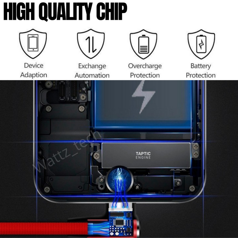 3Pack 3/6/10Ft 90 Degree Right Angle USB Cable For iPhone 14 12 Charger Cord Lot gallery