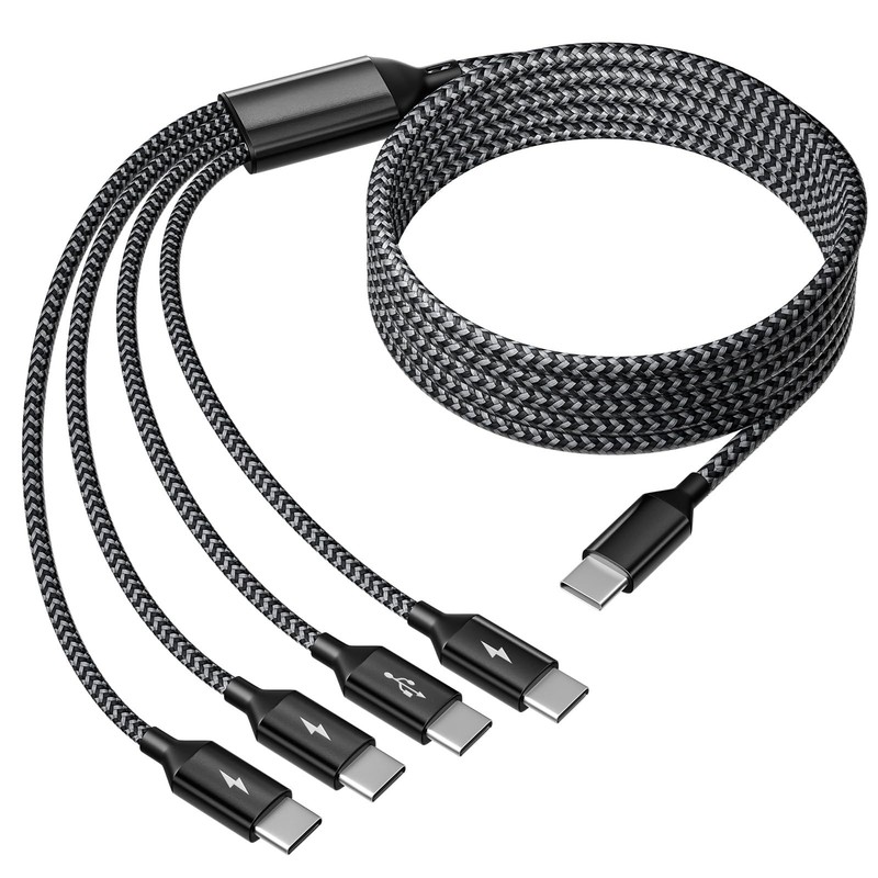 4 in 1 USB C Multi Charging Cable Multiple Devices