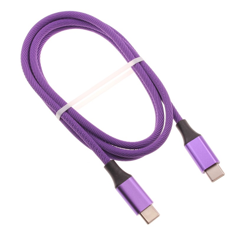 For TCL Flip 4 5G - Purple 3ft PD Cable Type-C to USB-C Fast Charger Cord gallery