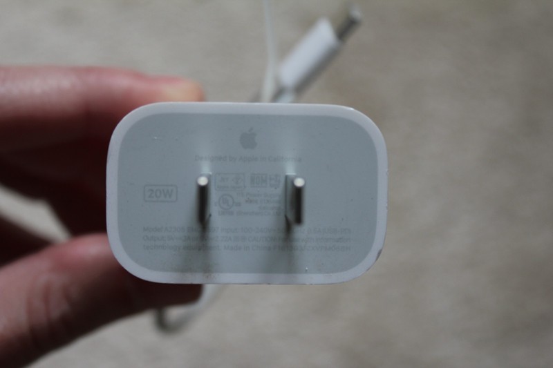 Genuine OEM Apple A2305 20W USB-C Power Adapter Wall Charger MHJA3AM/A White