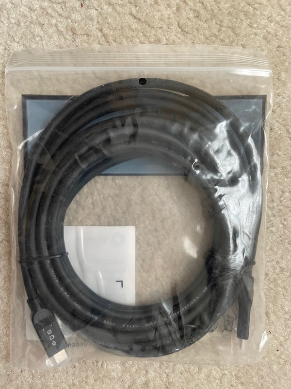 Kramer 15' 3.2 Gen-2 Flexible Full Feature USB-C Passive Cable C-U32/MFF-15 gallery