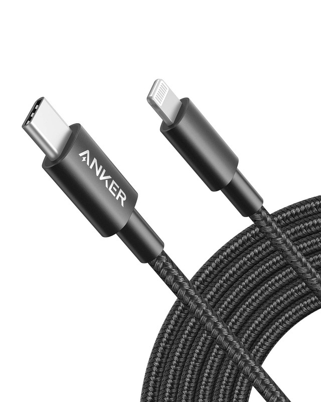 Apple MFi Certified 10ft Nylon USB C to Lightning Fast Charging Cable Cord