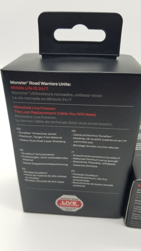 Monster Mobile Cable High Performance USB A - Micro USB Black .5ft 6", 2-pack gallery