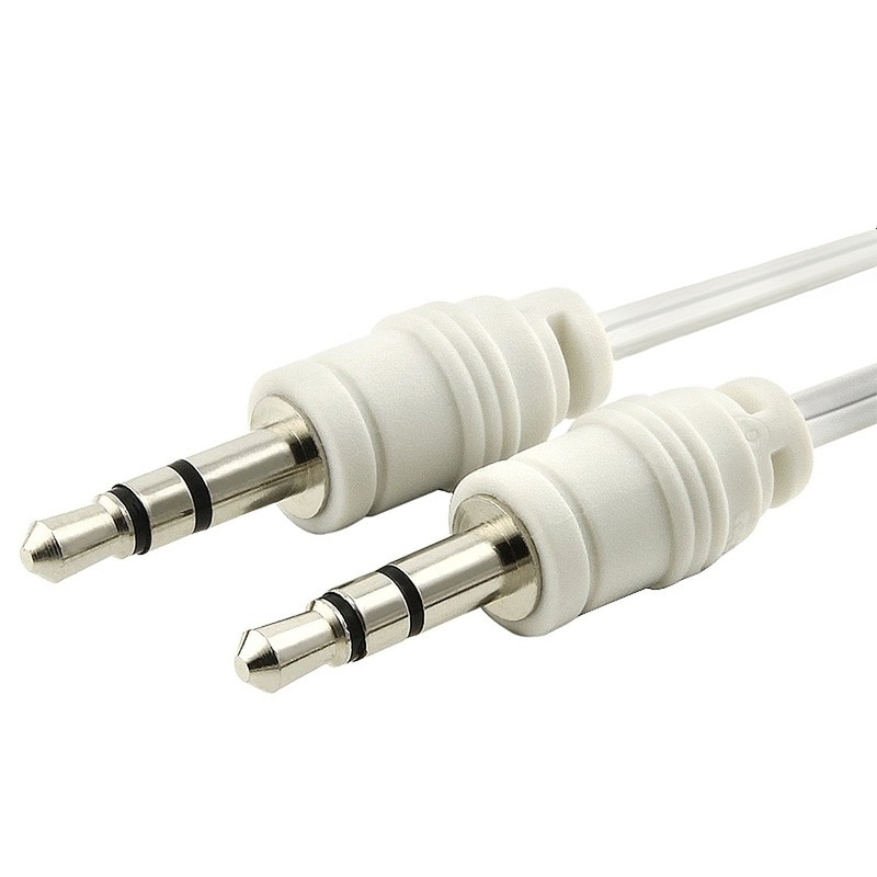 5 White Retractable 3.5mm AUX Auxiliary Cable Cord for Tablet Phone MP3 MP4 MP5 gallery
