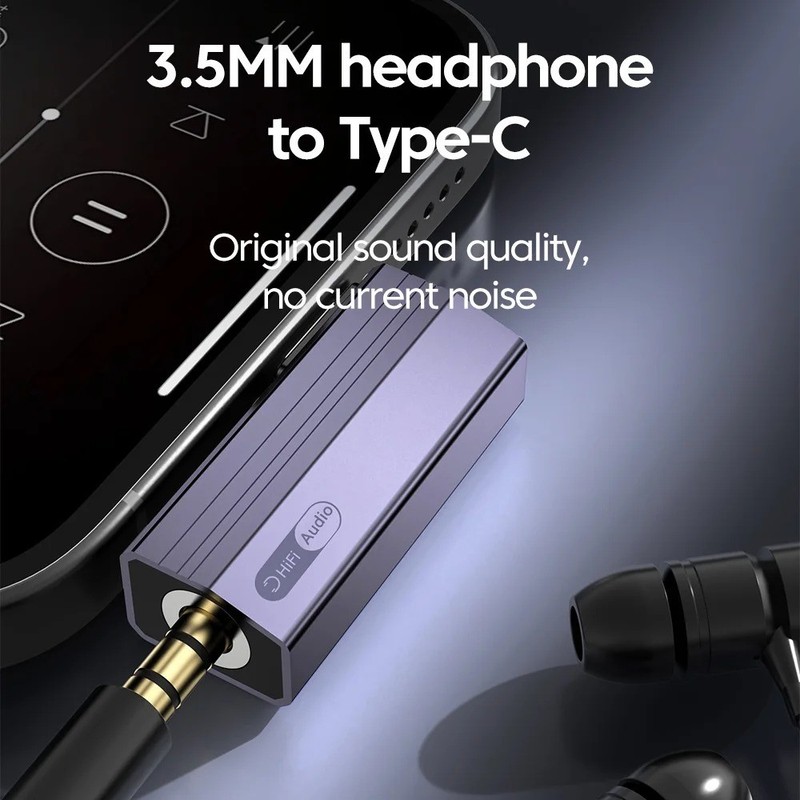 USB Type C To 3.5 Jack Earphone Adapter USB A /USB-C 3 5mm Audio Aux Converter gallery